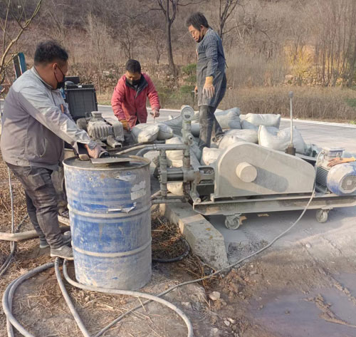 津市路面下沉注浆